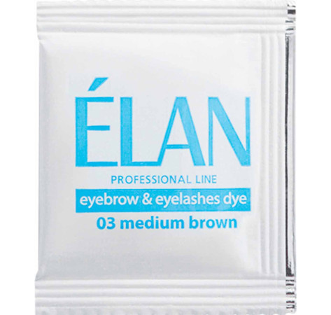  ELAN Фарба для брів саше без упаковки 03 Medium Brown