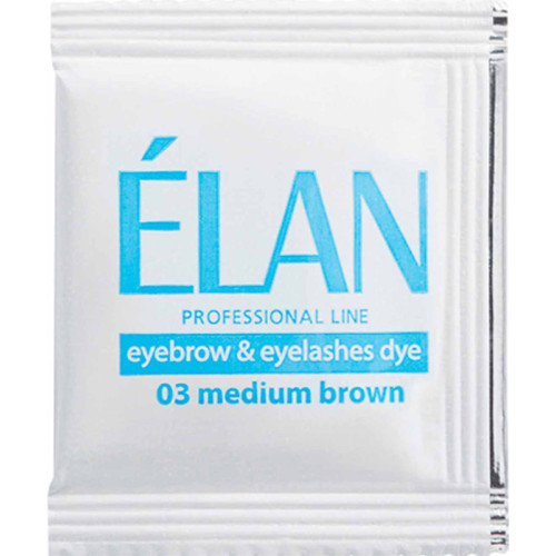 ELAN Краска для бровей саше без упаковки 03 Medium Brown