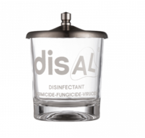 DisAL Маленька скляна ємність для дезінфекції інструментів та аксесуарів