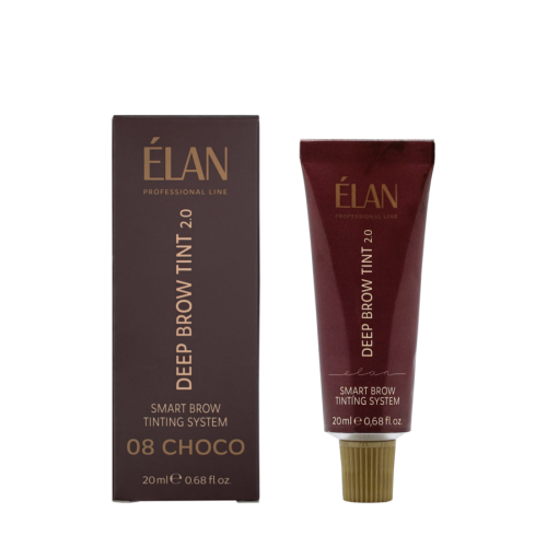 Elan Краска для бровей с длительным эффектом Deep Brow Tint 08 CHOCO- Натурально коричневый