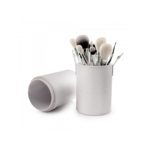Em Vida Тубус для пензлів з білої екошкіри Vida