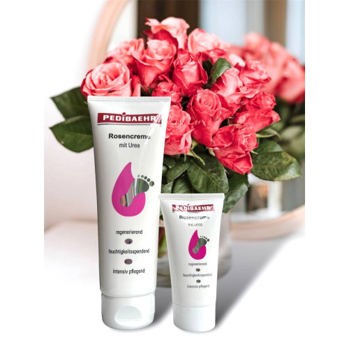 Pedibaehr Трояндовий крем для ніг з сечовиною Rose Cream mit Urea 125 мл