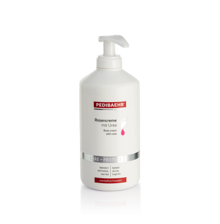 Pedibaehr Трояндовий крем для ніг з сечовиною Rose Cream mit Urea 500 мл