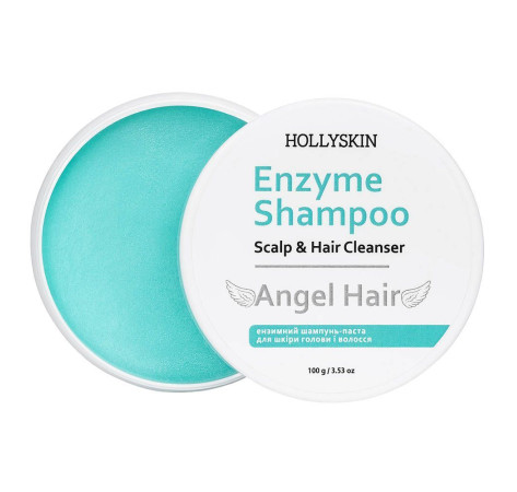 HOLLYSKIN Ензимний шампунь-паста для шкіри голови і волосся Angel Hair 100г