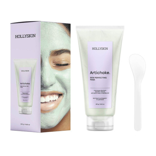 HOLLYSKIN Охолоджувальна ліфтинг маска для боротьби з набряками HOLLYSKIN Artichoke Skin Perfecting Mask 250 мл