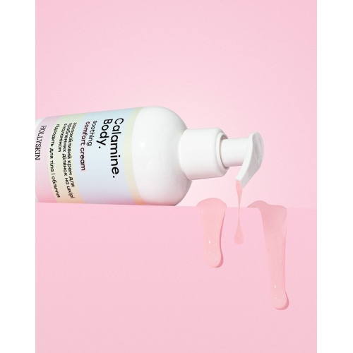 HOLLYSKIN Заспокійливий крем для проблемних ділянок на шкірі Calamine Body з каламіном 200 мл
