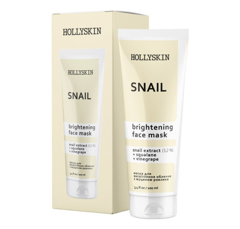 HOLLYSKIN Маска для обличчя Snail Face Mask 100 мл