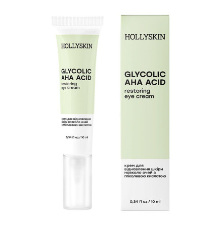 HOLLYSKIN Крем для кожи вокруг глаз с гликолевой кислотой Glycolic AHA Acid Eye Cream 10 мл