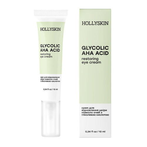 HOLLYSKIN Крем для кожи вокруг глаз с гликолевой кислотой Glycolic AHA Acid Eye Cream 10 мл