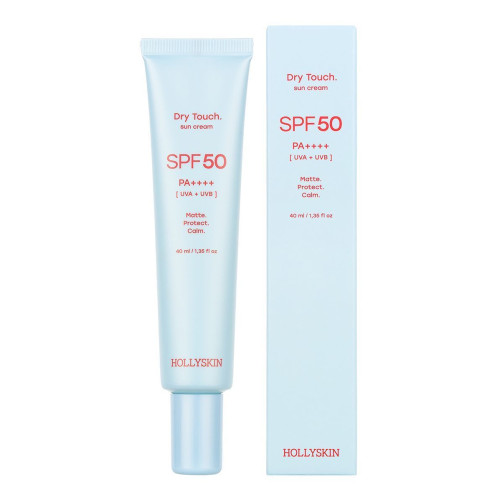 HOLLYSKIN Мотивирующий солнцезащитный крем для лица SPF 50 Dry Touch 40 мл