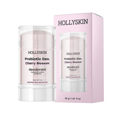 HOLLYSKIN Парфумований дезодорант з гіалуроновою кислотою і пребіотиками Cherry Blossom 50 г