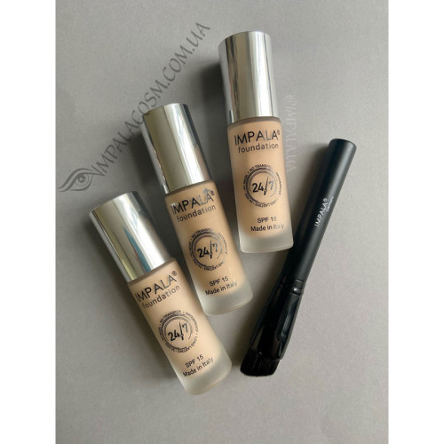 IMPALA Стійкий тональний крем 24/7 SPF15, 30 мл 10 Deep Beige