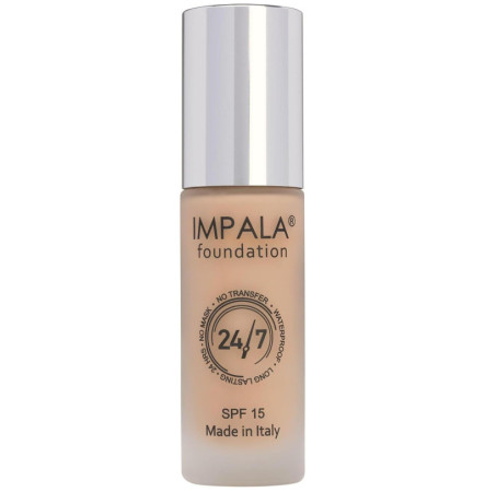 IMPALA Стійкий тональний крем 24/7 SPF15, 30 мл 02 Sand Beige