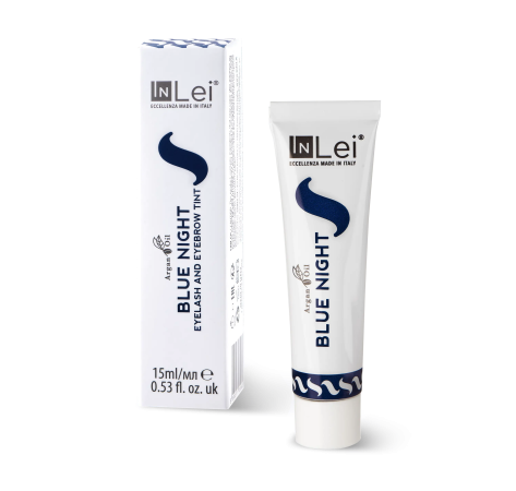 inLei Фарба з аргановою олією для вій і брів BLUE NIGHT