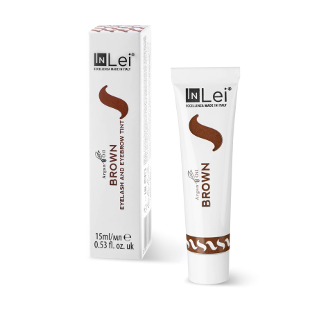 inLei Фарба з аргановою олією для вій і брів BROWN