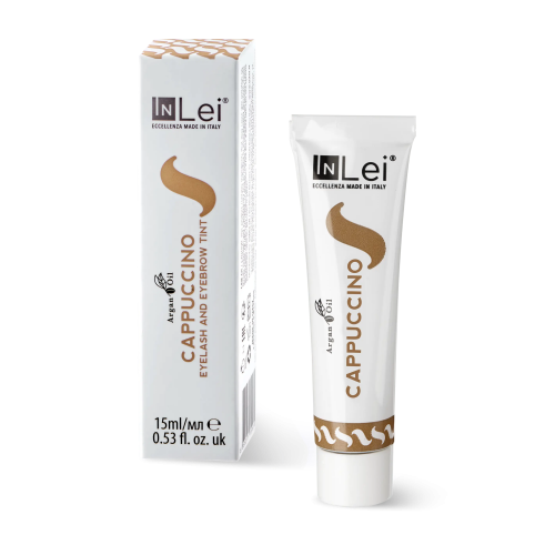 inLei Фарба з аргановою олією для вій і брів CAPPUCCINO