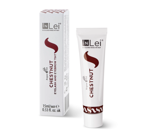 inLei Фарба з аргановою олією для вій і брів CHESTNUT