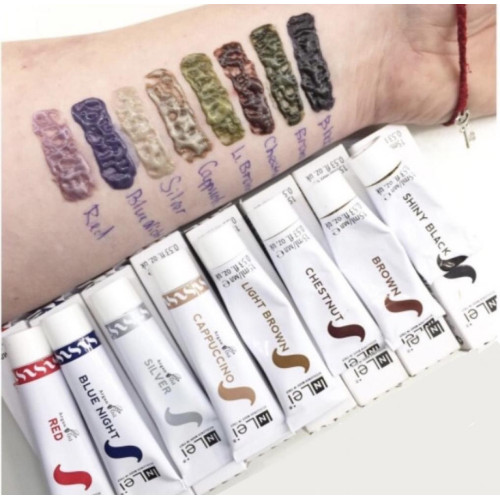 inLei Фарба з аргановою олією для вій і брів CAPPUCCINO