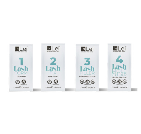 InLei Набір для ламінування вій №1, 2, 3, 4 в саше 1, 2 мл