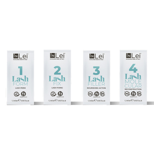 InLei Набір для ламінування вій №1, 2, 3, 4 в саше 1,2 мл