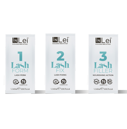 InLei Набір для ламінування вій №1, 2, 3 в саше 1, 5 мл
