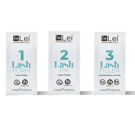 InLei Набір для ламінування вій №1, 2, 3 в саше 1, 5 мл