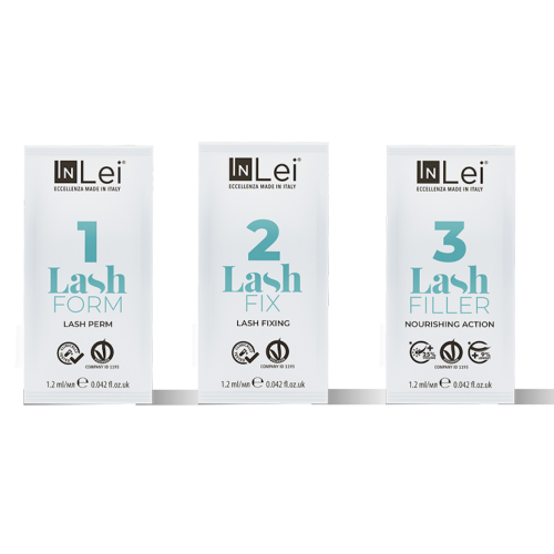 InLei Набір для ламінування вій №1, 2, 3 в саше 1, 5 мл
