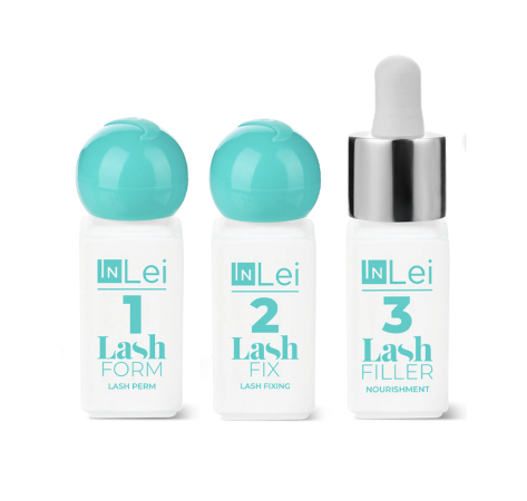 InLei Набір для ламінування вій №1, 2, 3, баночки 4 мл