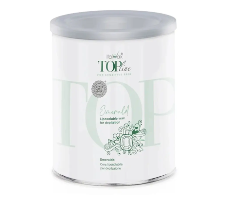 Теплий віск у банці Italwax TOP Line Смарагд, 800г