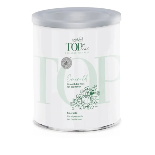 Теплий віск у банці Italwax TOP Line Смарагд, 800г