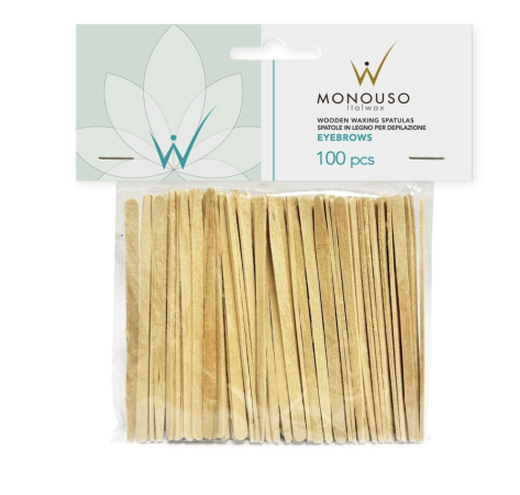 Шпатель дерев’яний для брів italwax Eyebrows 100 шт