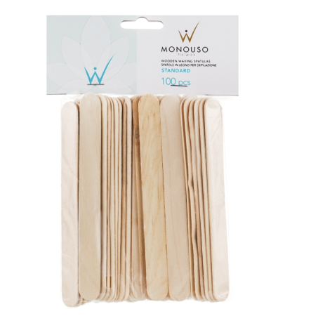 Шпатель деревянный широкий italwax Face standart 100 шт