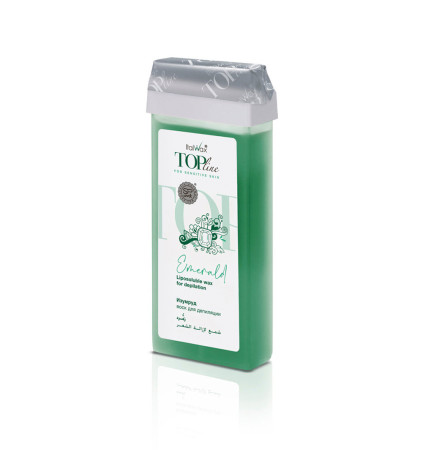 Віск у картриджі Italwax Top Formula - Смарагд, 100 г