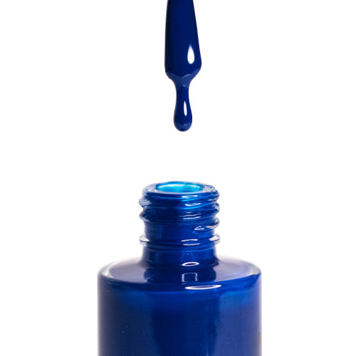 Лак для ногтей c гель-эффектом Deluxe № 24 AZUL