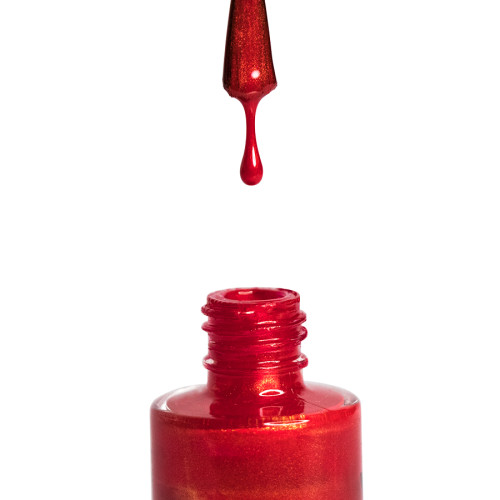 Лак для нігтів з гель-ефектом Deluxe № 50 METALLIC RED