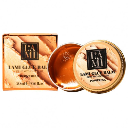 Lami Lashes Клей без клею потужний Lami Glue Powerful (оранж) 20 мл