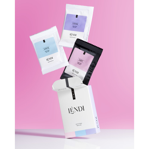 Lendi Набір складів для ламінування вій та брів 3х3 мл саше