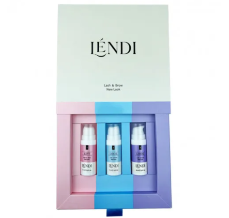 Lendi Набір складів для ламінування вій та брів 3х10мл