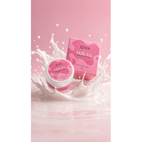 Lendi Кремовый клей для ламинирования ресниц Milk Fix Lami Glue Cream, 12 г