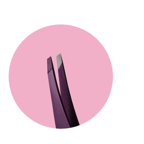 Lendi Пінцет для брів скошений Magical Glow