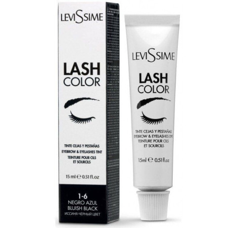 LeviSsime Фарба для брів та вій 1.6 Bluish Black