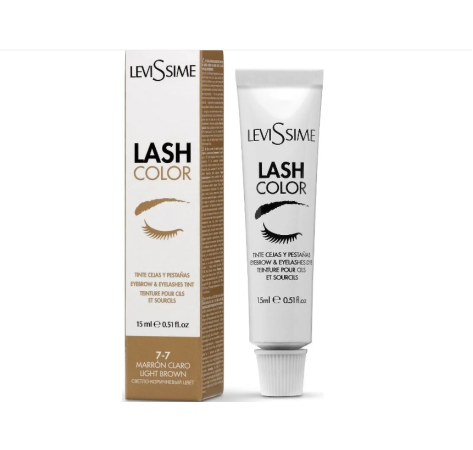 LeviSsime Фарба для брів та вій 7.7 Світло-коричневий