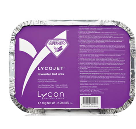 Гарячий віск LYCON JET LAVANDER 1 кг