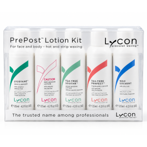 LYCON PrePost Lotion Kit - Набор средств до и после восковой депиляции, 5 × 125 мл