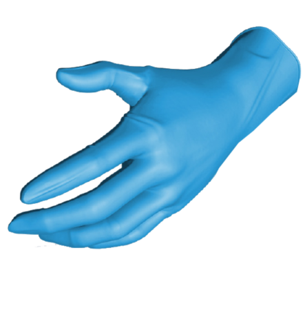 НІТРИЛОВІ РУКАВИЧКИ SAFETOUCH® ADVANCED SLIM BLUE БЕЗ ПУДРИ S