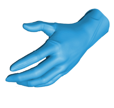 НІТРИЛОВІ РУКАВИЧКИ SAFETOUCH® ADVANCED SLIM BLUE БЕЗ ПУДРИ M