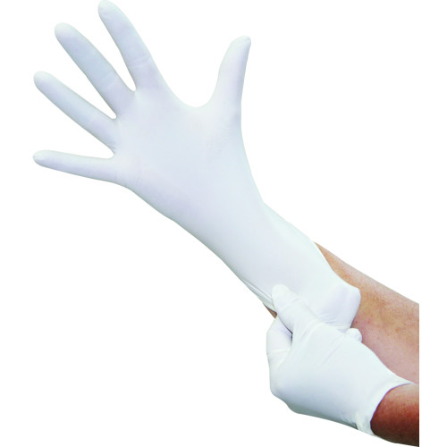 НИТРИЛОВЫЕ БЕЛЫЕ ПЕРЧАТКИ SAFETOUCH® PLATINUM WHITE БЕЗ ПУДРЫ M