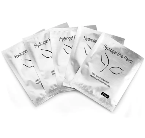 Гідрогелеві патчі FOX під очі для ламінування і нарощування вій, 1 пара