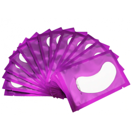 Патчі гелеві для ламінування та нарощення вій фіолетова упаковка, 1 пара