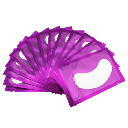 Патчі гелеві для ламінування та нарощення вій фіолетова упаковка, 1 пара